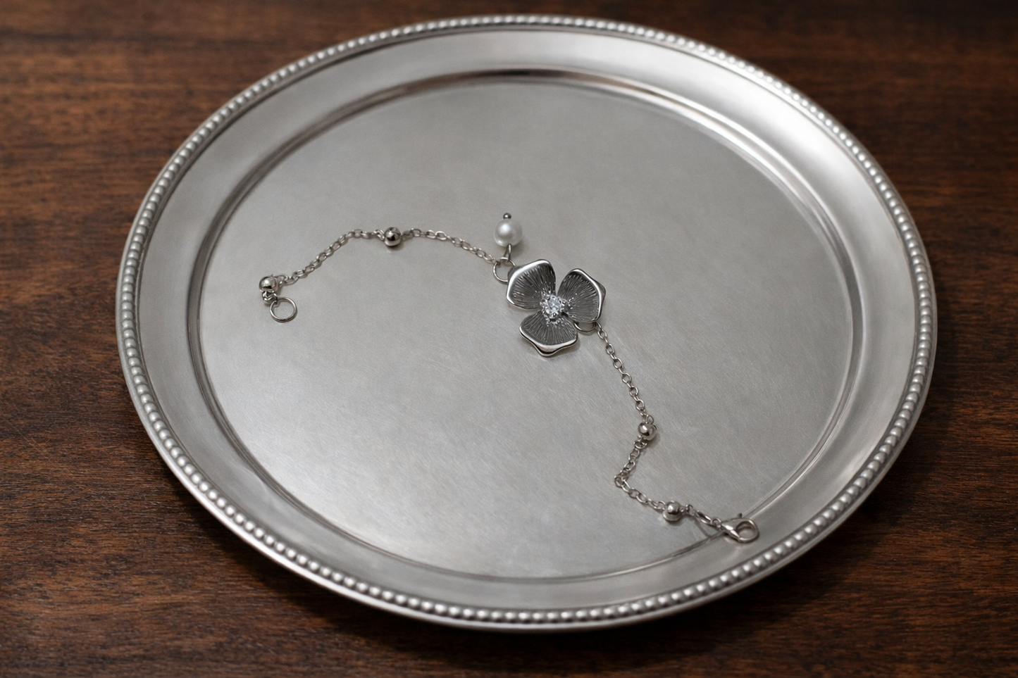 Pulseira Lara prateada