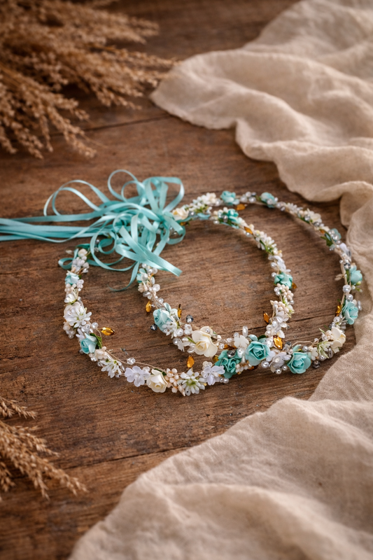 Tiara de Flores menina